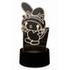 thumbnail image 3 of Lampara Ilusion 3D Kuromi III de 7 colores, Base touch, 3 of 6