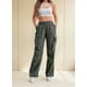 thumbnail image 1 of Pantalón Cargo Mujer Ajustable Elasticado Pata Recta, 1 of 4