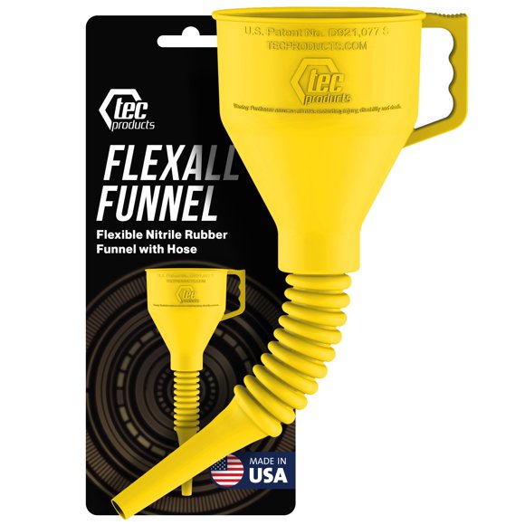 Embudo largo FlexAll de Funnel TEC Products con manguera para automoción