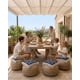 thumbnail image 1 of Set 6 Cojines Silla Comedor Cuadrados Con Flecos, 1 of 6