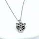 thumbnail image 4 of Collar Cabeza Leopardo, Acero Inoxidable/circonitas, Regalo Plateado, 4 of 5
