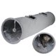 thumbnail image 1 of Pet Tunnel Terunat Gamuza gris 130 cm x 30 cm para gatos de interior, 1 of 6