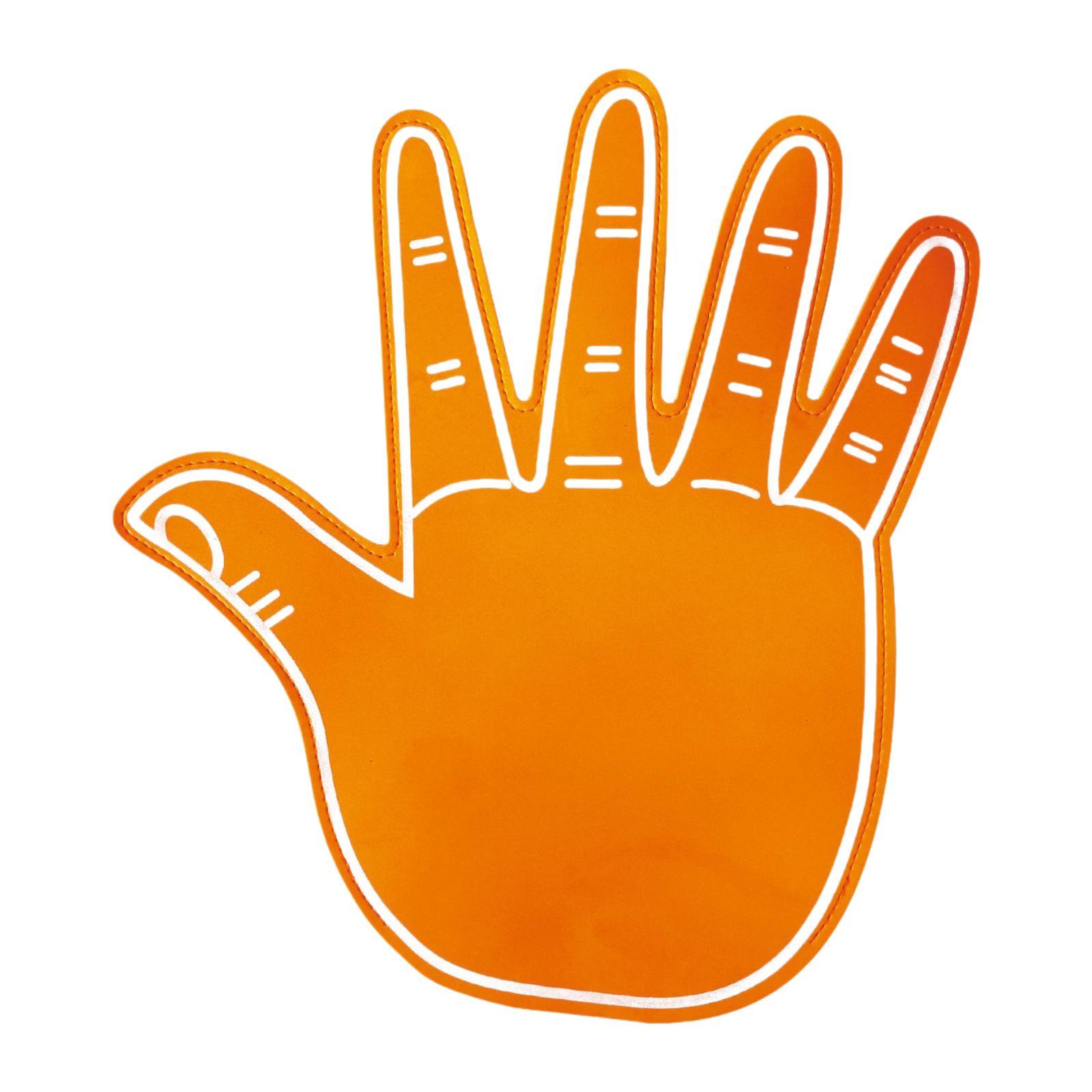 Bothyi - Guantes De Mano Gigantes De Espuma Gigante Guantes De Mano Para Fiestas De Fiesta Actividades Al Aire Libre Naranja