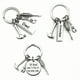 thumbnail image 1 of Dad Tool: Key Hammer Screwdriver Wrench Metal Keychain For Men, 1 of 3