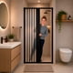 thumbnail image 1 of Mampara Ajustable Ducha Joytek Flexbok PVC Negro 80-115 cm *185 cm, 1 of 8