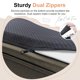 thumbnail image 5 of Cama ortopédica grande para perros NANUYA XL con funda impermeable y respaldo, 5 of 7