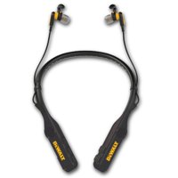 Auriculares Bluetooth Dewalt Con Banda Para El Cuello, 2 En 1, Con Altavoz, Color Negro