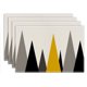 thumbnail image 1 of Set de 4 Manteles Individuales Firefly Hope Rectangulares 32 x 45 Cm Estilo B, C, 1 of 5