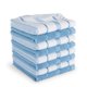 thumbnail image 1 of Juego de paños de cocina KitchenAid Albany, terciopelo azul/blanco, 30 x 30 cm, 8 unidades, 1 of 3