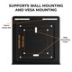 thumbnail image 3 of Soporte de pared HumanCentric con correa ajustable 36‑61 cm, 3 of 8