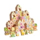 thumbnail image 2 of 100 Bloques Apilables De Madera Para Manualidades, Para Aprender Letras Y Números, Regalos Para Ni?os, Embalaje En Bolsa., 2 of 5