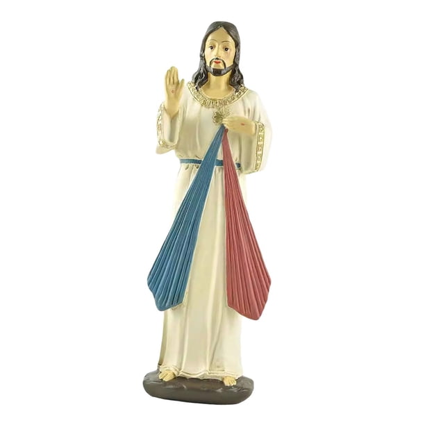 Divina Misericordia De Jesús Artesanía De Resina Figura De Resina Para Escritorio Interior Avaloramiento