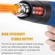 thumbnail image 5 of Pistola de aire caliente Heat Gun 9TH SHOP de 2000 W con accesorios de 4 boquillas, 5 of 7