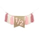 thumbnail image 5 of Banner de Medio Año Medio Año Cumpleaños Decoración Borlas Madera Tela para Fiesta Fotografía Bebés Niños Aplicable a Celebración de Cumpleaños Baby Rosa, 5 of 5
