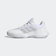 thumbnail image 3 of Zapatilla adidas GameCourt 2 para mujer, blanco/plateado metalizado/blanco, 3 of 7