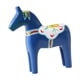 thumbnail image 2 of Adorno De Caballo De Dala De Madera, Pintura A Color Para Coleccionar, Decoración Del Hogar, Recuerdo Azul, 2 of 5