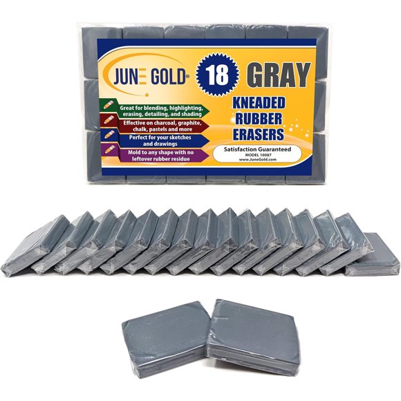 Gomas Moldeables June Gold Grises 18 Unidades
