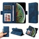thumbnail image 2 of Carcasa FOXDOCK iPhone Xs Max de cuero PU, diseño acolchado clásico, protección contra caídas y rayones, 2 of 5