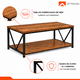 thumbnail image 4 of Mesa De Centro 2 Niveles 120x60x45cm Minimalista Decorativa, 4 of 10