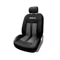 Genérico - Fundas Cubreasiento Sparco Ecocuero Negro Universales - Sp