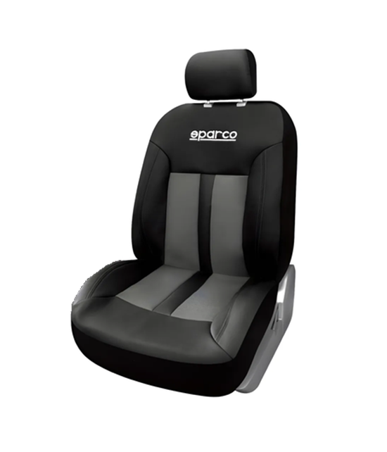 Genérico - Fundas Cubreasiento Sparco Ecocuero Negro Universales - Sp
