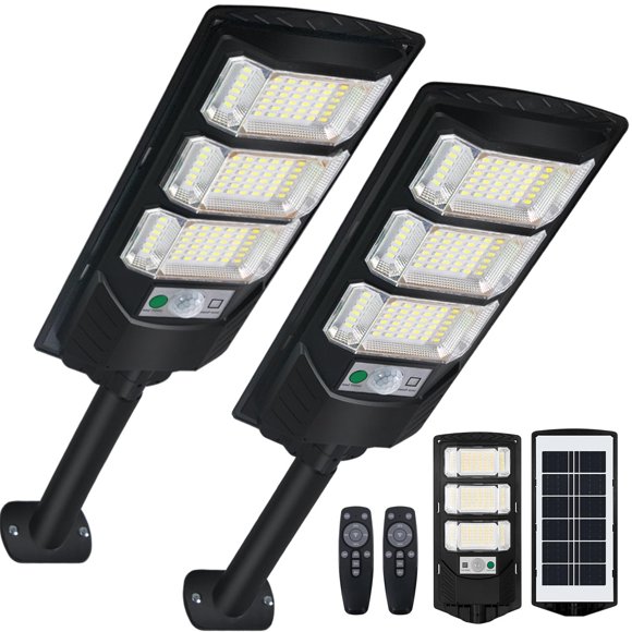 Luz Solar Cenfmltd Pack 2 de 144 LED 6500K Impermeable