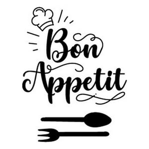 Rienda Libre Graphics - Frase Deco Bon Appétit Fr-11080