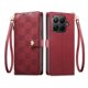 thumbnail image 1 of Funda Billetera con Cierre para [Xiaomi 15T Pro] con Tarjetero, Soporte y Correa de ManoRojo, 1 of 5