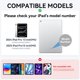 thumbnail image 2 of Funda con teclado inalámbrico WIWU para iPad Pro 13" M4/M5 2024 (blanca), 2 of 9
