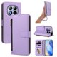thumbnail image 1 of Funda con Billetera para [Xiaomi Redmi Note 15 Pro Plus 5G] con Bolsillo Zipper y Tarjetero Morado claro, 1 of 6