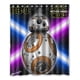thumbnail image 1 of Cortina de ducha de Star Wars, juego de cortina de baño con ganchos, tamaño 48 x 72 pulgadas, 1 of 3