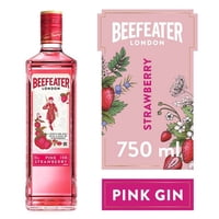 Gin Pink Strawberry 37,5° Botella 750 Cc Beefeater