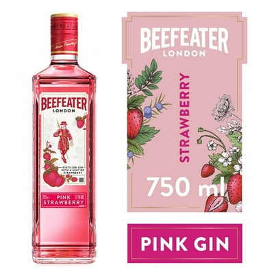Gin Pink Strawberry 37,5° Botella 750 Cc Beefeater
