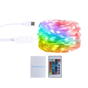 Ioensy - Guirnalda De Luces Led Para Exteriores, Globo Usb, Luces De Hadas Para Porche, Bar, Tejados De Ciudad, 5M