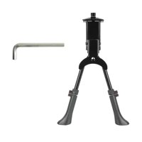 Ioensy - Soporte De Pata De Bicicleta De Doble Pierna, Soporte Ajustable Para Viaje, Montaña, Carretera, Bicicleta