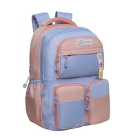 Mochila Kawaii Mujer Twist Block Celeste Head
