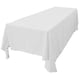 thumbnail image 2 of Mantel LA Linen, popelina de poliéster, 90 x 132 cm, color blanco, 2 of 5