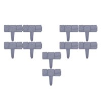 Magideal - Borde De Borde De Jardín, Borde De Jardín, Cerca De Jardín De Plantas, Borde De Cerca De Decoración De Paisaje Duradero Para Patio De De Césped 10 Piezas