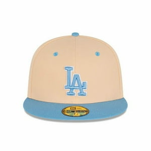 New Era - Jockey Los Angeles Dodgers Mlb Ice Latte 59 Fifty Vicera Plana Cap T7 1/2