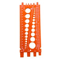 Ioensy - Comprobador De Calibre De Rosca De Perno De Tuerca, Duradero, Multifunción, Portátil, Fácil De Llevar