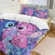 thumbnail image 3 of Comforter Set Queen Size Stitch and Angel Set with 2 Pillowcases for All SeasonsBedding Set 3pcs for Kids Boys Girls Bedroom Decor Bed Sheets, 3 of 5