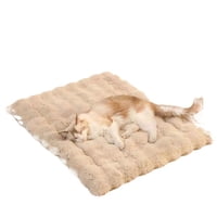 Xusx111 - Camas De Gato De Peluche Para Gatos De Interior Esterilla De Piel Falsa Para Mascotas Con Fondo Antideslizante Acogedora Cama De Gatito Para Portadores / Sofá / Piso / Perro Y Cachorro Amiga