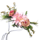 thumbnail image 1 of Diadema de flores para perro, corona de flores para mascotas, tocado de flores, hojas naturales, corona para perros y gatos, decoración de boda, 1 of 5