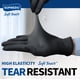 thumbnail image 2 of Guantes de nitrilo Supmedic desechables, sin polvo, negros, XL, 2 of 9