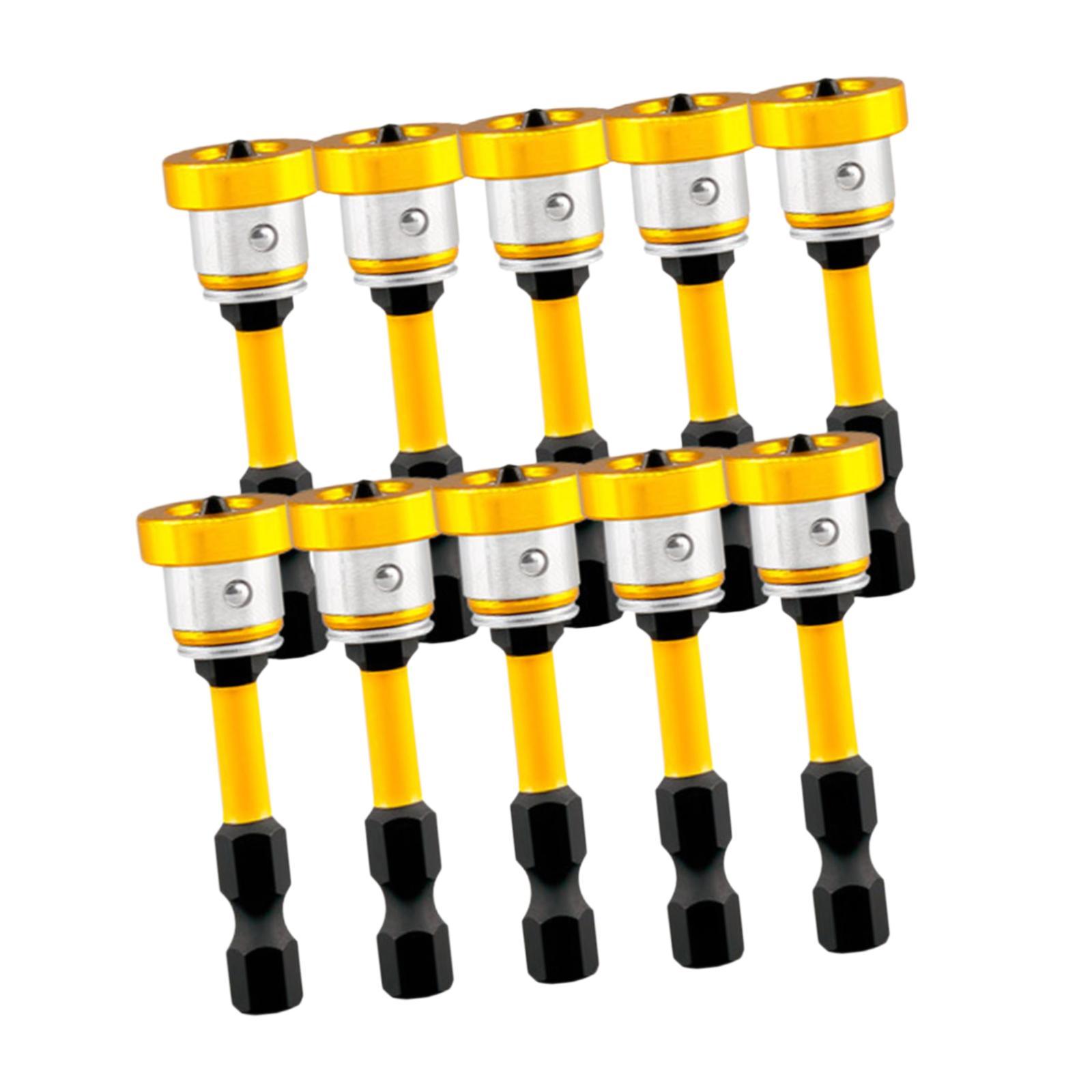 Ioensy - Puntas De Destornillador De Posicionamiento Para Tablero De Carpintería, Metalurgia, Pared, Color Amarillo