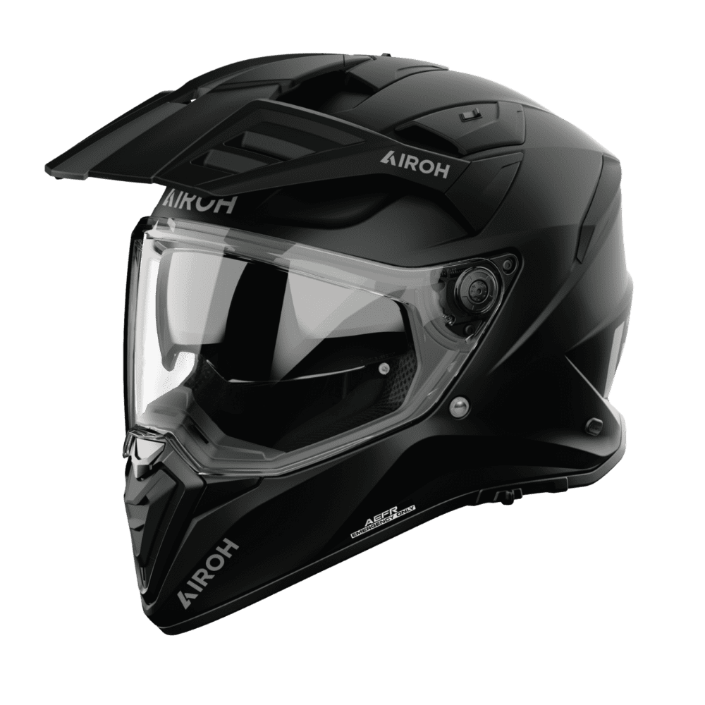 Casco Para Moto Airoh Bandit Negro Mate