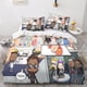 thumbnail image 2 of Juego de ropa de cama con funda nórdica y estampado 3D de Entemah Toca Life World, juego decorativo de 3 piezas con funda nórdica de animación adorable, funda de cama con funda de almohada., 2 of 3