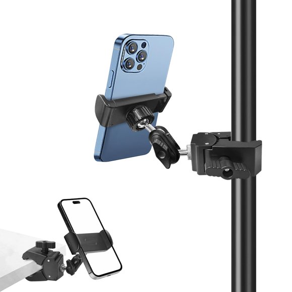 Soporte para Teléfono Khazylorr con Pinza Ajustable para Micrófono