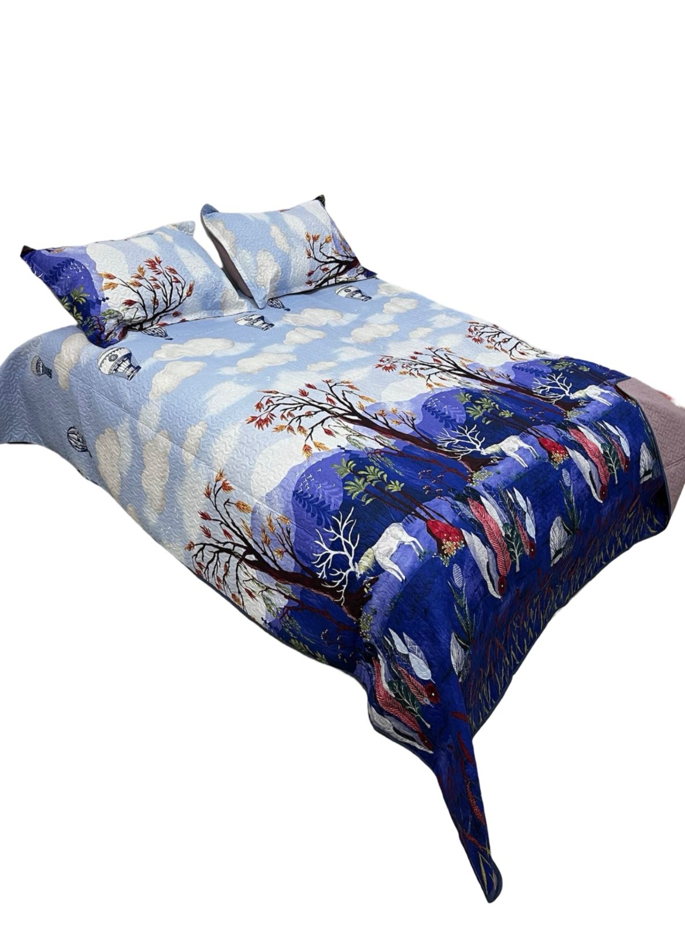 Genérico - Quilt Reversible 2P - Primavera Y Verano D2