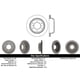 thumbnail image 2 of Disco Freno para auto Mitsubishi Montero Sport 1996-2008 Trasero, 2 of 3